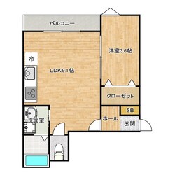 国際センター駅 徒歩23分 2階の物件間取画像